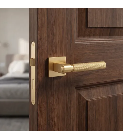 Satin gold GRANADA design door handle