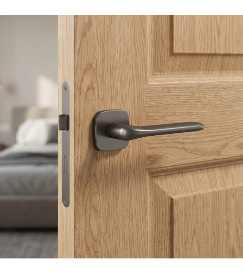 FLAT design door handle in anthracite