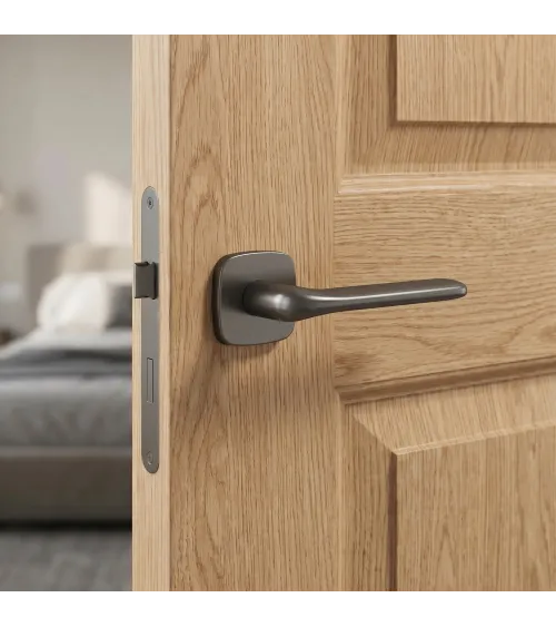 FLAT design door handle in anthracite