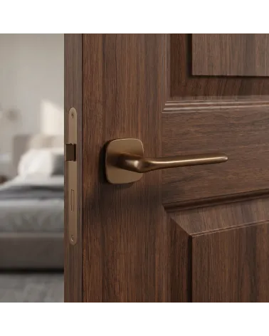 FLAT copper door handle