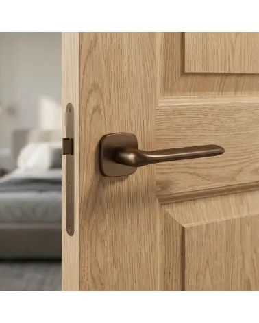 FLAT copper door handle
