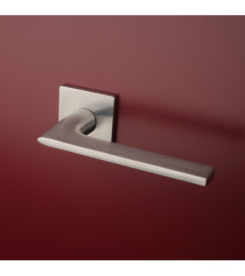 Brushed chrome SALVIA door handle designer handle