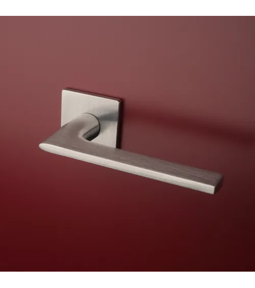Brushed chrome SALVIA door handle designer handle