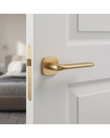 Matt gold door handle FLAT
