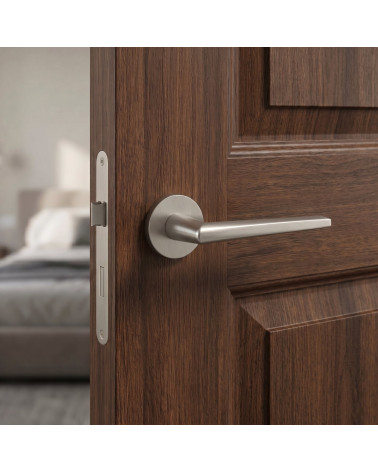 SALTA brushed nickel door handles