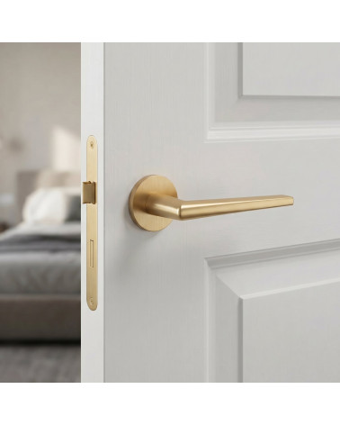 Matt gold door handle SALTA