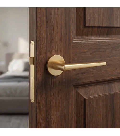 SALTA matt gold door handle design handle