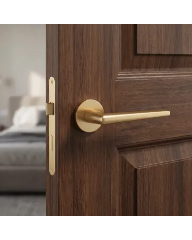 Matt gold door handle SALTA