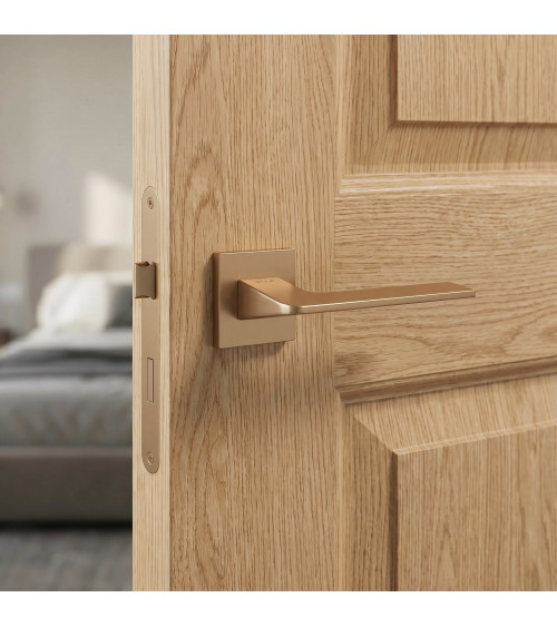 Light brown OMA door handle designer handle