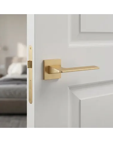 OMA matt gold door handle