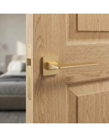 OMA matt gold door handle