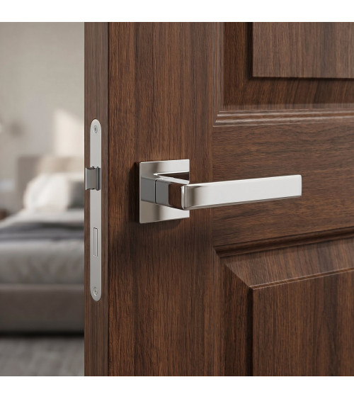 Polished chrome door handle MIIA design handle