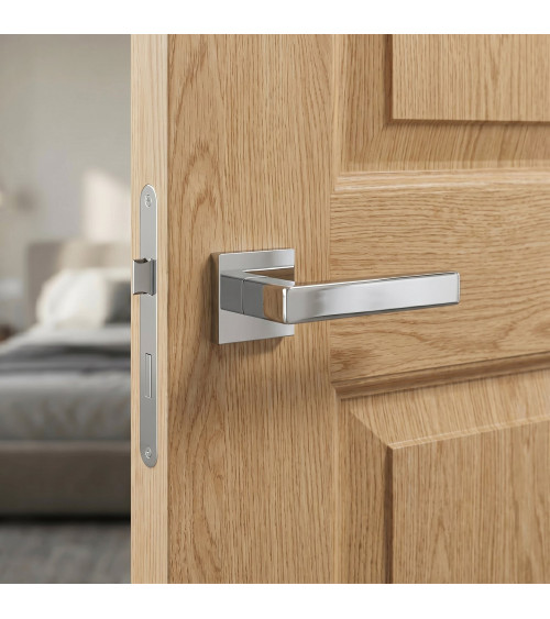 Polished chrome door handle MIIA design handle