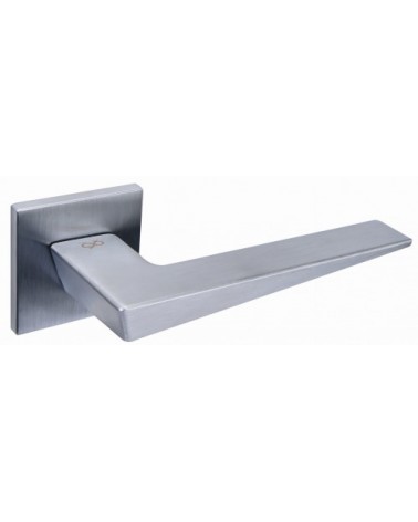 Brushed chrome VEGA door handle - designer handle