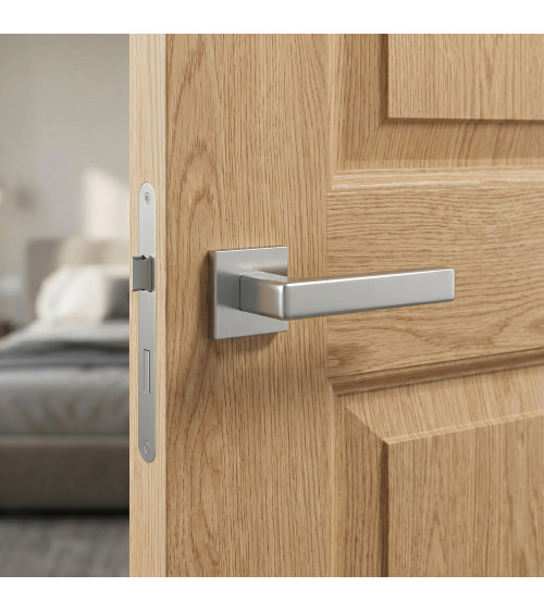 Satin chrome door handle MIIA design handle