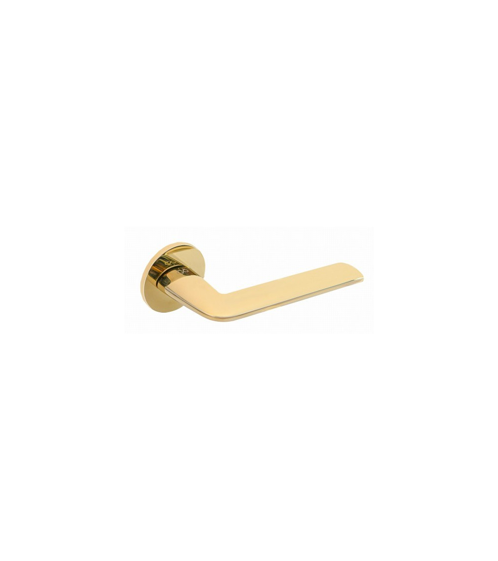 Polished gold Stinger door handle - designer handle