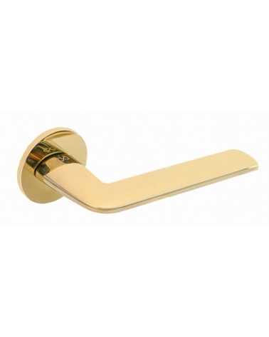 Polished gold Stinger door handle - designer handle