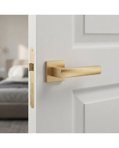 Matt gold door handle LIMA