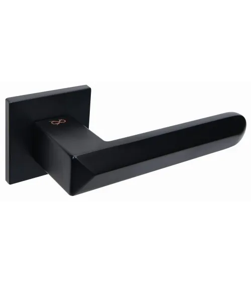 Bohema contemporary square Zamak door handle - design handle