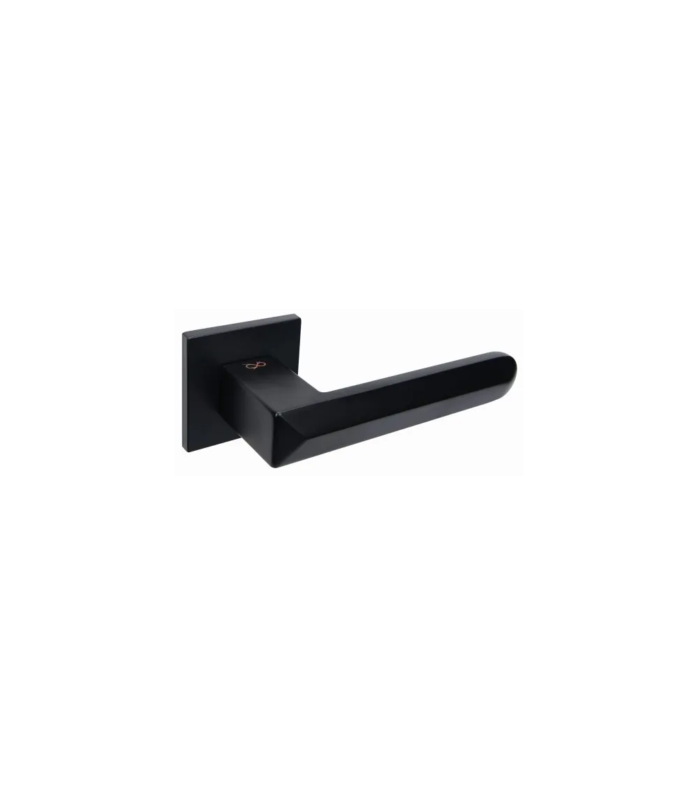 Bohema contemporary square Zamak door handle - design handle