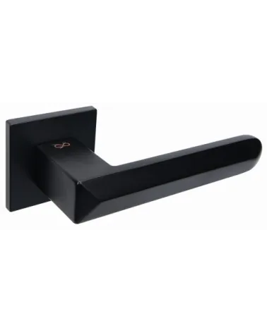 Bohema contemporary square Zamak door handle - design handle