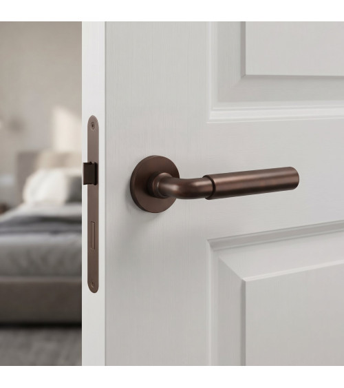 FICARIA door handle matt dark brown design handle