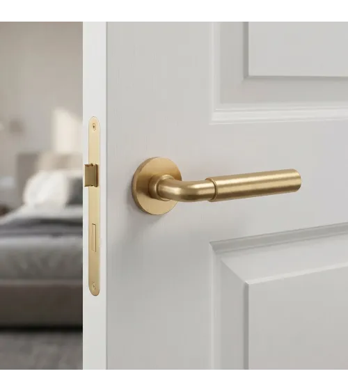 FICARIA door handle matt antique patina design handle