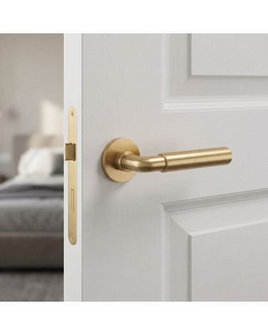 Brass door handle FICARIA