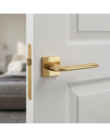 Gold STINGER square door handles