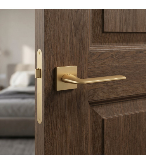 STINGER matt gold door handle design handle