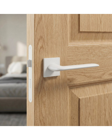 White square Line Stinger door handle