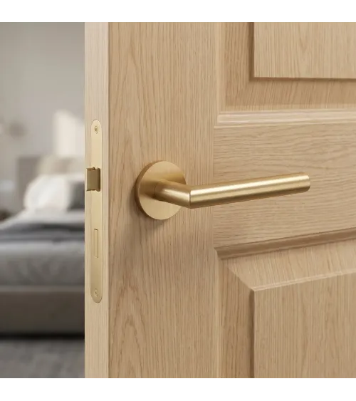 Matt Gold ELLO Door Handle
