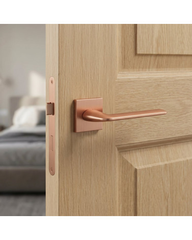 Copper finish square STINGER door handle