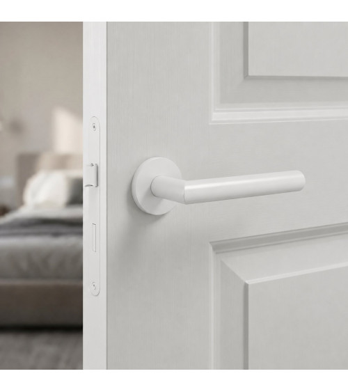 CO ELLO white door handle - designer handle