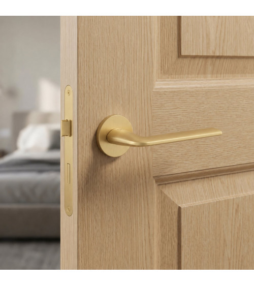 STINGER matt gold door handle design handle