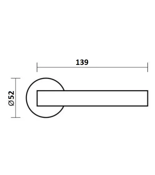 Modern style LIGNE door handle designer handle