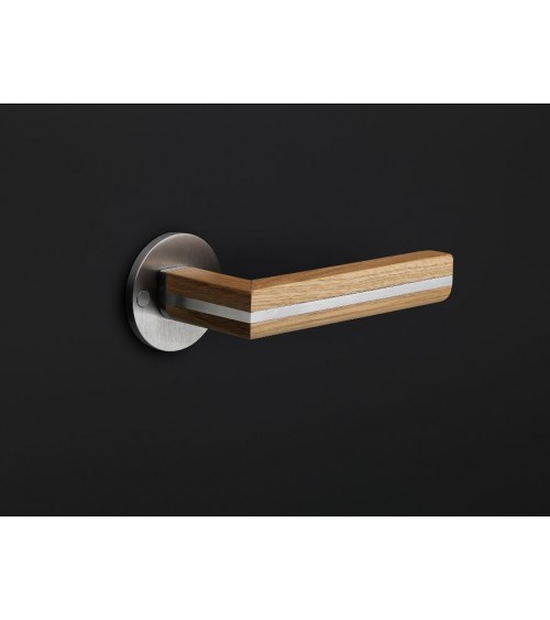 Real wood door handle, Formani TWO - designer handle