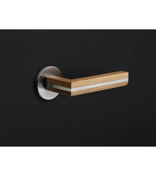 Real wood door handle, Formani TWO - designer handle