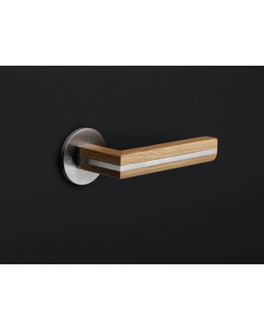 Real wood door handle, Formani TWO - designer handle