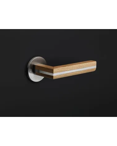 Real wood door handle, Formani TWO - designer handle