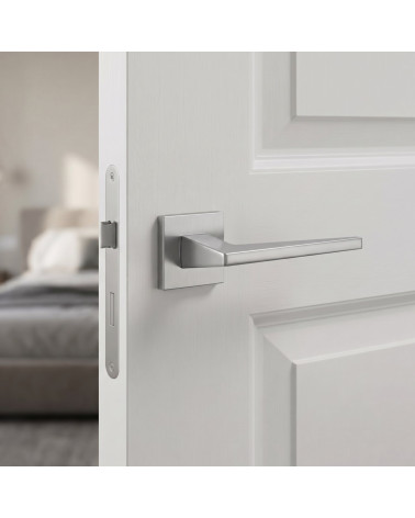 Satin chrome door handles LIMA FIT