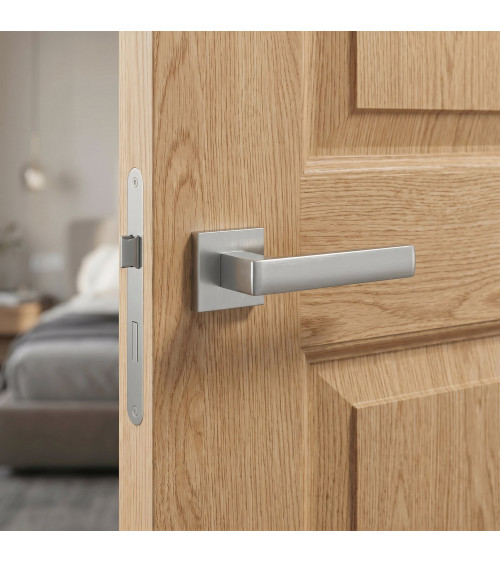 HIRA satin chrome door handle designer handle
