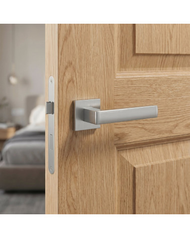 HIRA satin chrome door handles