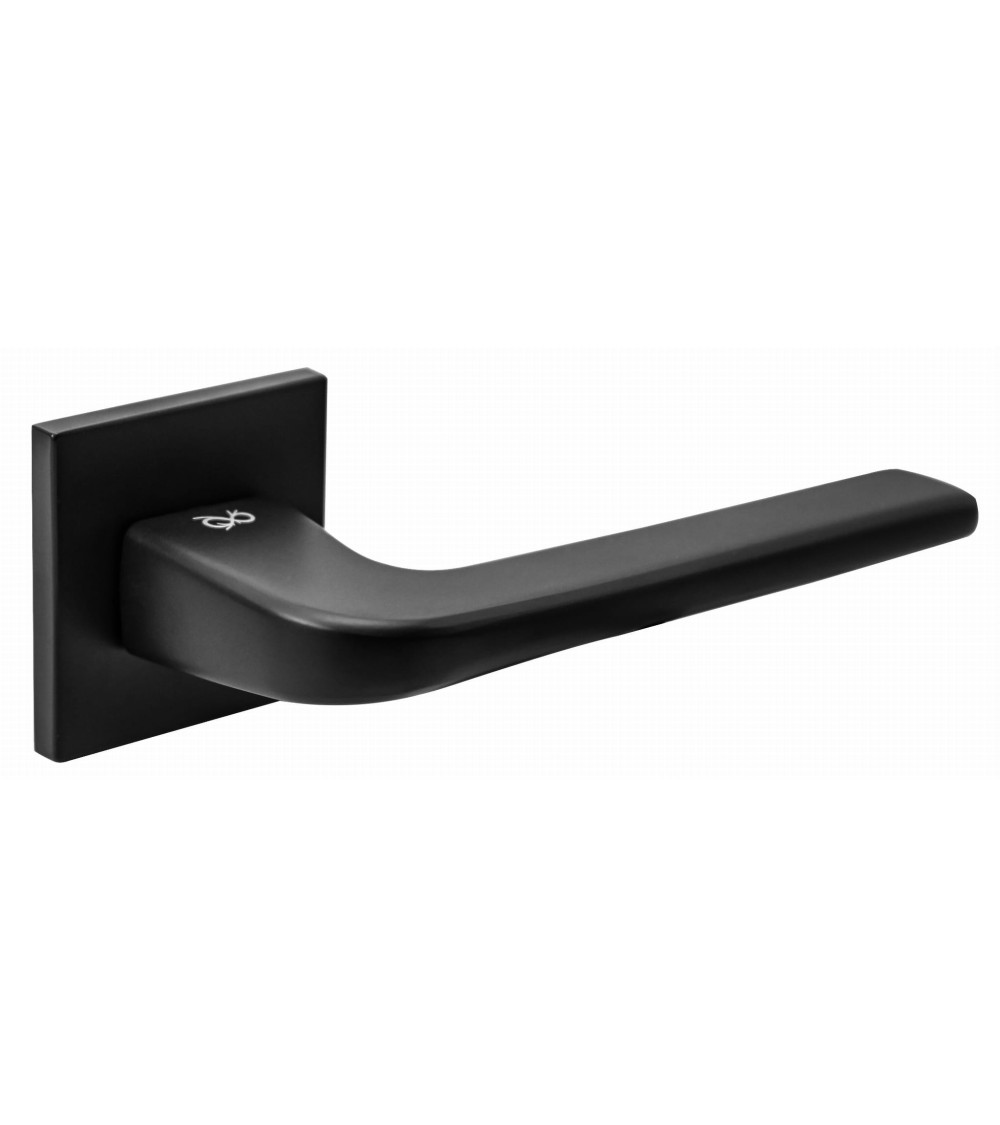 Classic square door handle in Zamak Solo - design handle