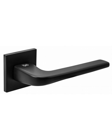 Classic square door handle in Zamak Solo - design handle