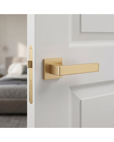 Matt gold HIRA door handle