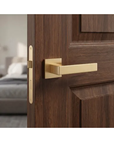 Matt gold HIRA door handle