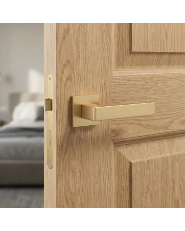 Matt gold HIRA door handle