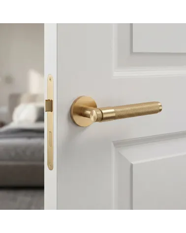 Matt gold door handle GOYA