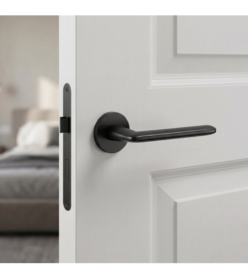 Black AVA door handle - designer handle